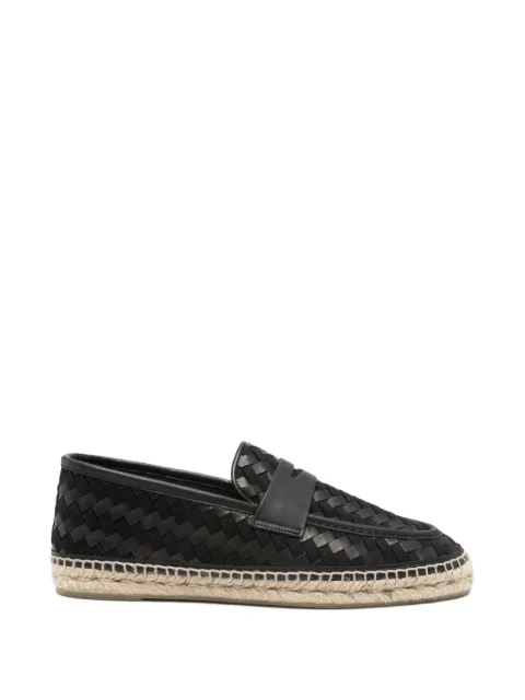 Castañer woven penny espadrilles Black 026004