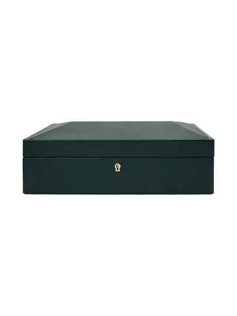 WOLF British Racing watch box (10.4cm x 32.7cm) Green 793241