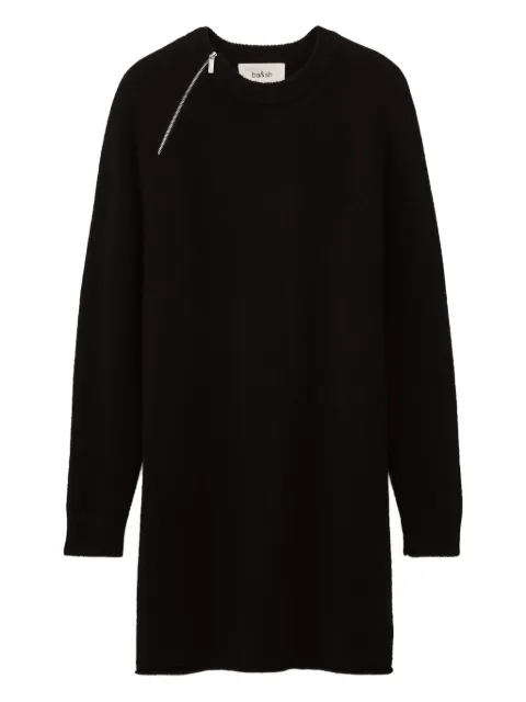 Ba&Sh Cheima zip detail dress Black 1H25CHEI
