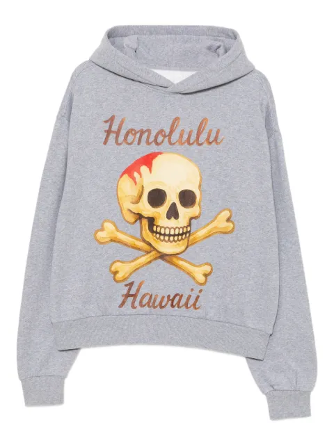 Melt printed hoodie Grey MSHOD5089