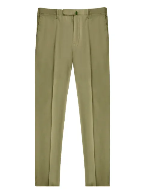 slowear pressed-crease tailored trousers Green 1W00304539D