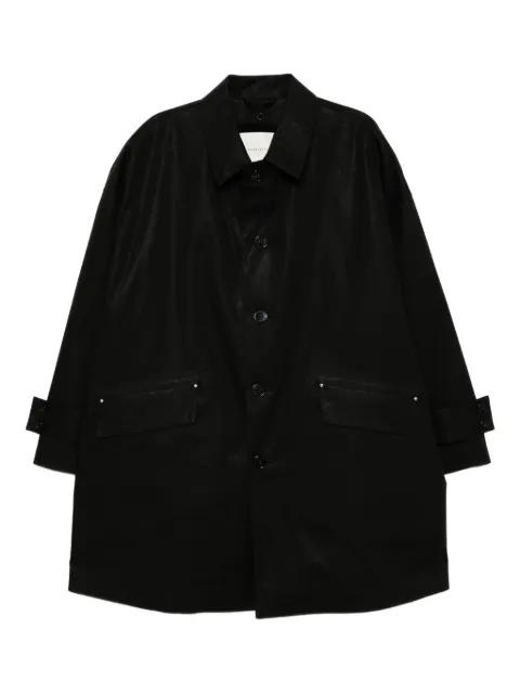 Mackintosh button-up coat Black OC1126BLACOCP6294D