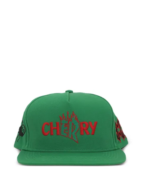 Cherry World embroidery adjustable cap Green CW2025BBHTGREEN