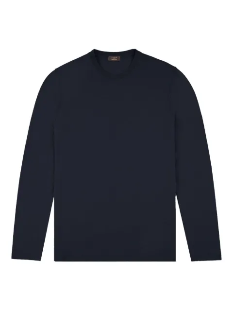 slowear long-sleeve crew-neck T-shirt Blue 815224ZG380