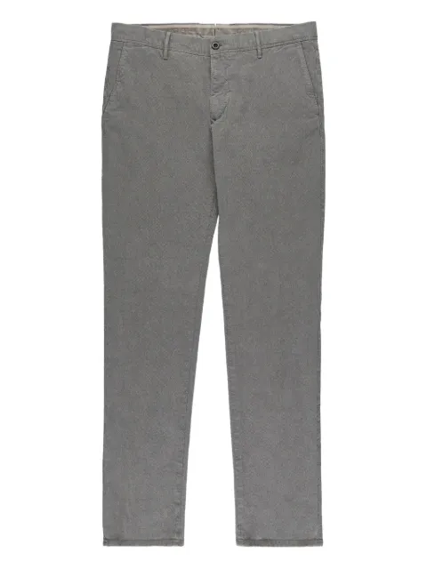 slowear mélange-effect tailored trousers Grey 18S10040606