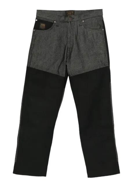 Filson x Wrangler Adventure panelled jeans Black FMPAN0056