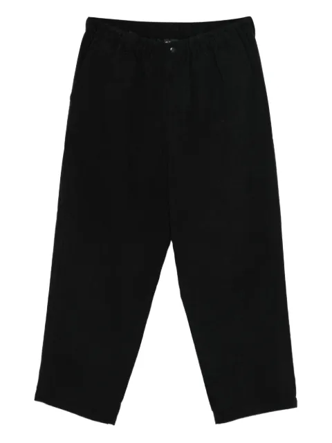 Goldwin Fine Wale elasticated trousers Black GL75376