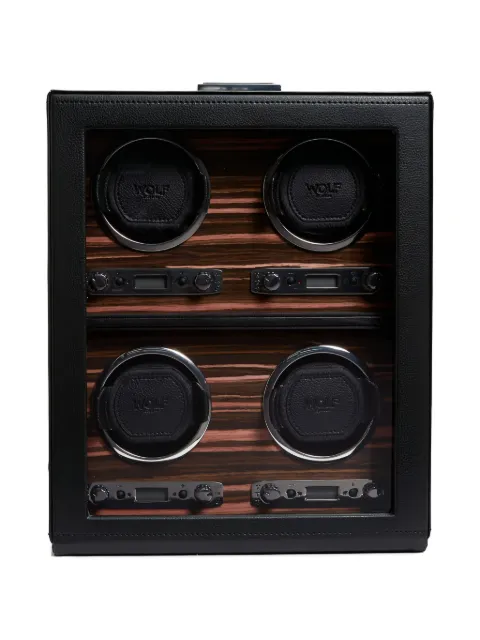 WOLF Roadster 4 Piece Watch Winder Black 459156