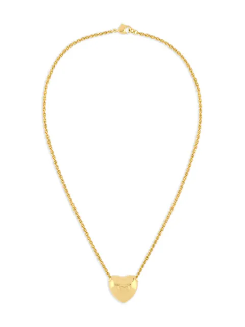 Valentino Garavani Pre-Owned 1980s heart-pendant necklace Gold NL025624