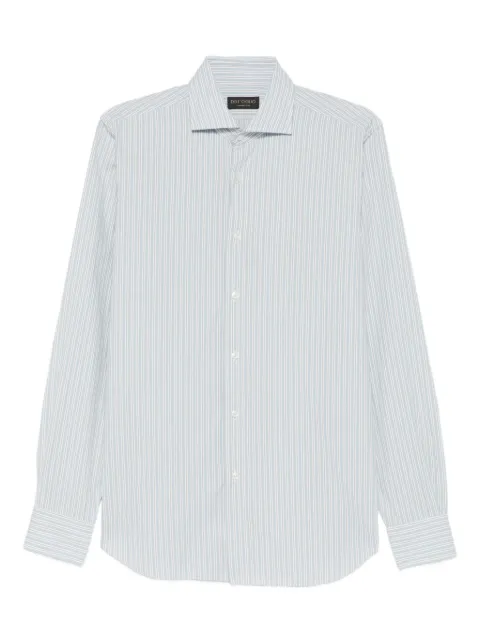 Dell'oglio striped buttoned shirt Blue 74291204