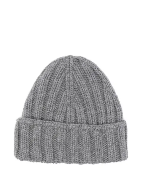 Dell'oglio ribbed beanie hat Grey 181P