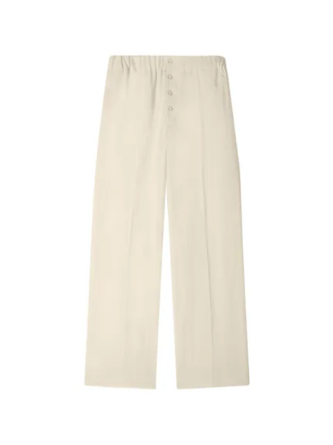 SANDRO flowing elasticated trousers Neutrals SHPPA01884