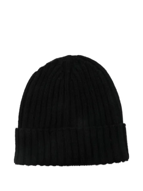 Dell'oglio ribbed beanie Black 168DOCASHMERE