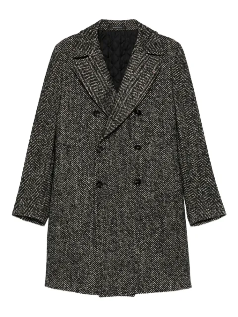 Tagliatore Arden double-breasted coat Black ARDEN340218