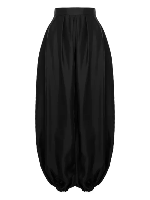 MANURÍ Bazar pleated trousers Black MRSS26SK9TR01