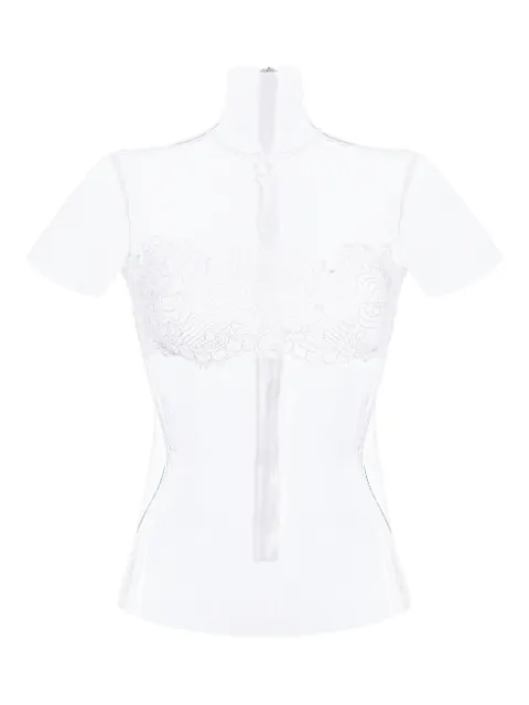 MANURÍ Bambi lace blouse White MRSS26PLNY9TP28
