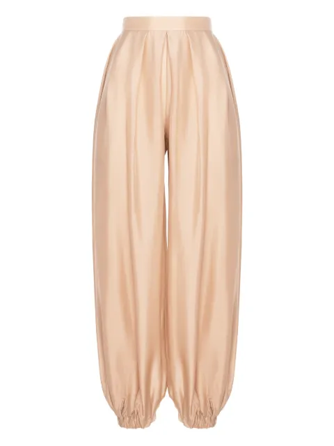 MANURÍ Bazar gathered trousers Neutrals MRSS26SK9TR01