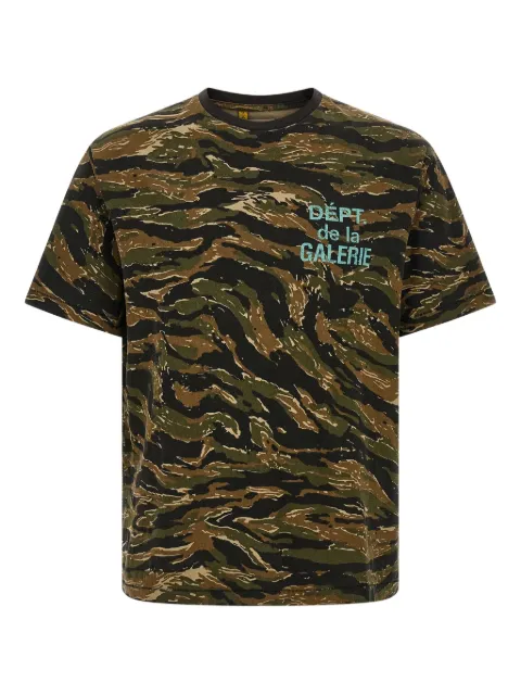 GALLERY DEPT. logo print T-shirt Green FT10307TIGERCAMO