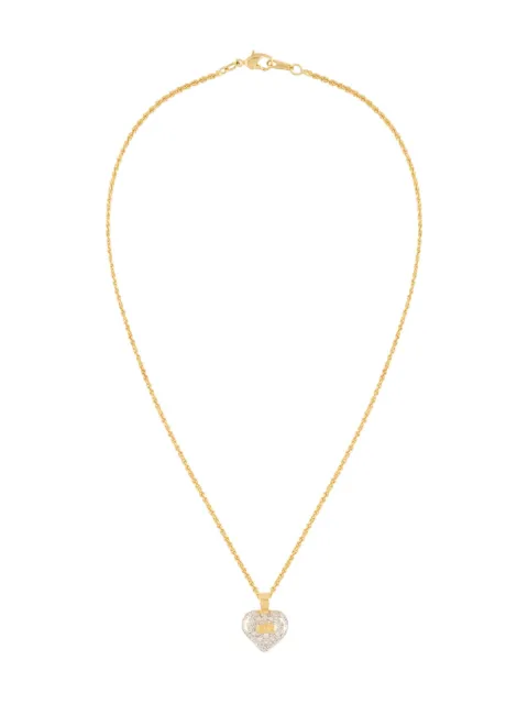 Valentino Garavani Pre-Owned 1980s heart-pendant necklace Gold NL025634