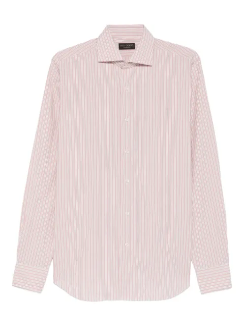 Dell'oglio striped buttoned shirt Pink 74291204