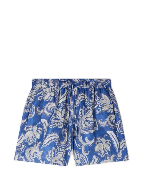 SANDRO floral print shorts Blue SFPSH00635