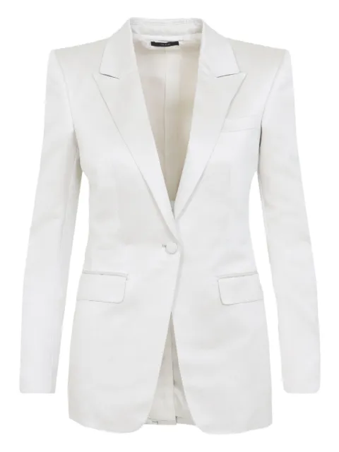 TOM FORD duchess single-breasted blazer Neutrals GI3054FAX1602