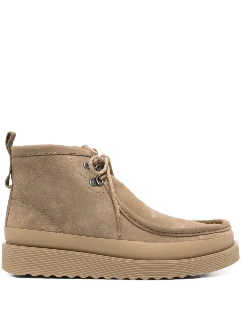 Clarks Originals Wallabee lace-up leather boots Neutrals 26183462