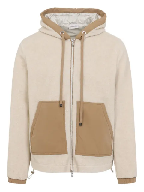 Moncler Teddy hooded jacket Neutrals L10918G0002789BBG