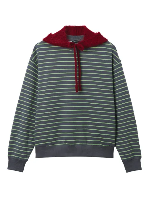tout a coup crew-neck striped sweatshirt Grey S507AW5