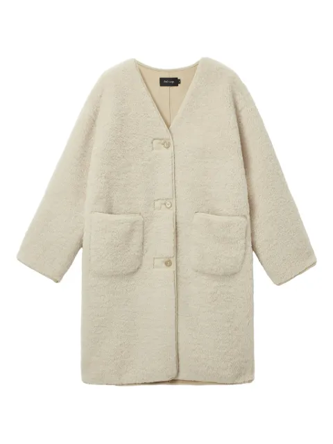 tout a coup button pocket coat Neutrals S124AW5