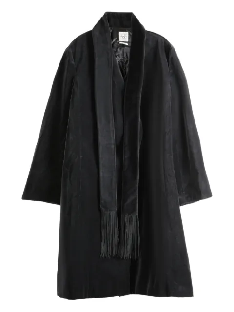 TOTEME scarf-collar coat Black 261WRO0275FB0560001