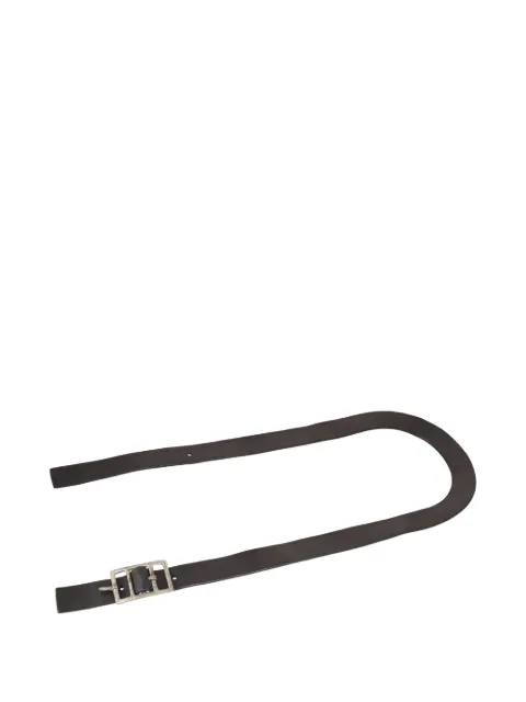 Carol Christian Poell tanned buckle belt Black AM2605BELPIBPCC010