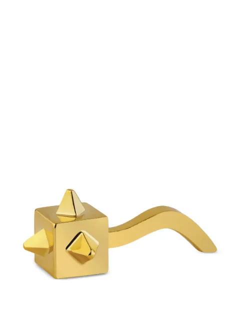 Alessi Miracolata studded-embellishment figure (3.50cm x 4.60cm) Gold GJ031