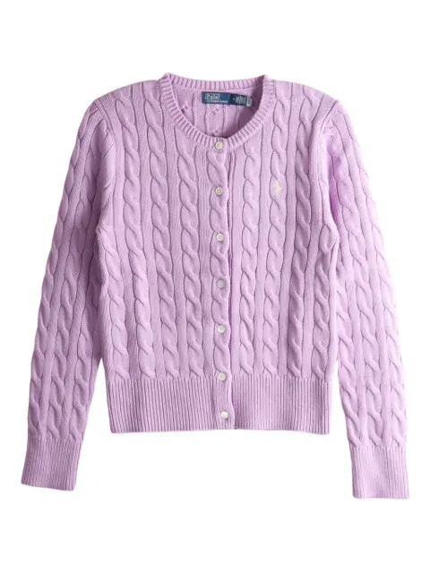 Polo Ralph Lauren cable-knit buttoned cardigan Purple 211971868506