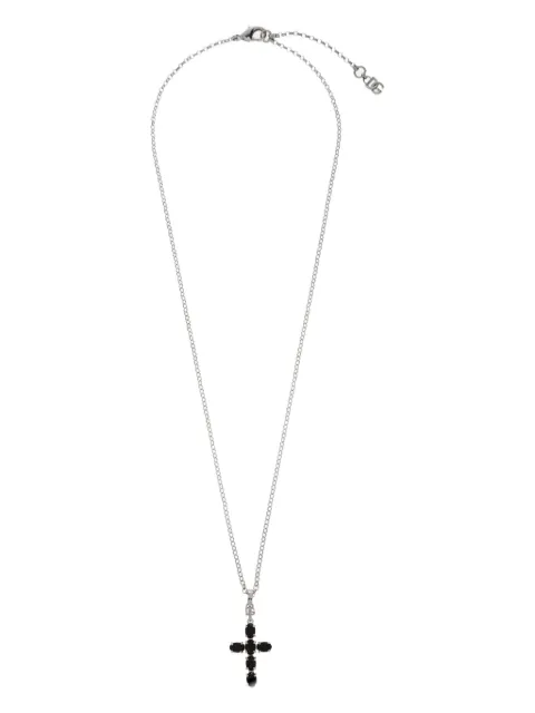Dolce & Gabbana cross-pendant necklace Silver WNQ4S3W1111