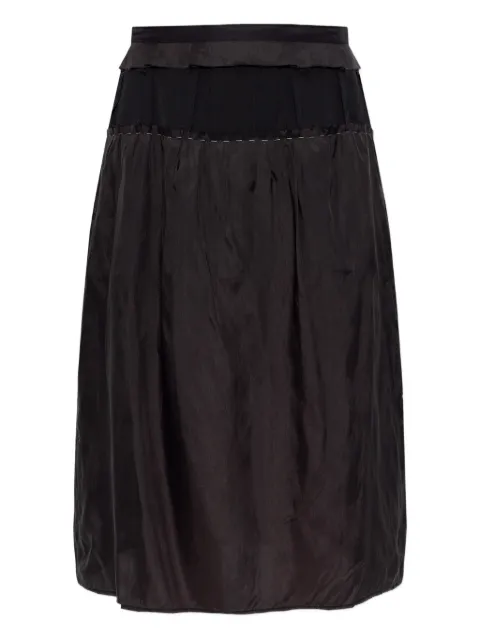 Maison Margiela ruffled midi skirt Black S51ME0048MTN141