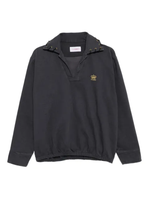THAMES MMXX Aiello drill sweater Grey MMXX1025DRLGRY007
