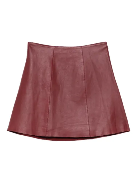 By Malene Birger Namia panelled mini skirt Red 103852