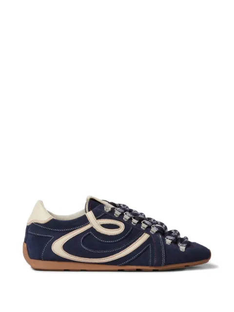 Claudie Pierlot Swing suede trainers Blue CFACH00708