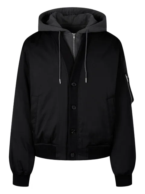TOMBOY V-neck bomber jacket Black 9155414123