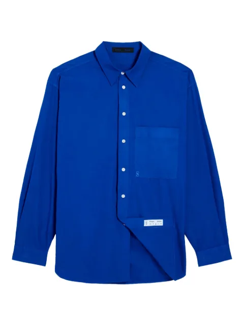 Proenza Schouler Simon pocket shirt Blue M2544000SC124