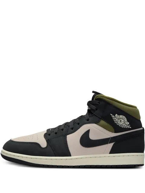Jordan 1 Mid SE lace-up fastening sneakers Black HV4091