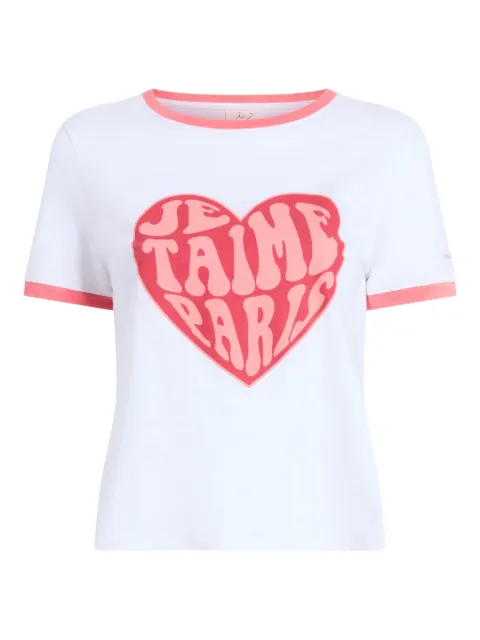 Cinq A Sept heart ringer T-shirt White ZT11562392ZWRSMU