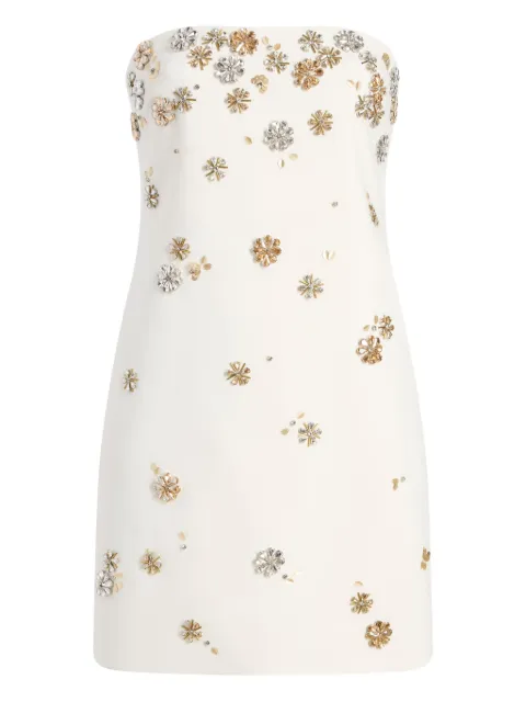 Cinq A Sept tumbling flowers strapless samia dress White ZD32888381ZIVO