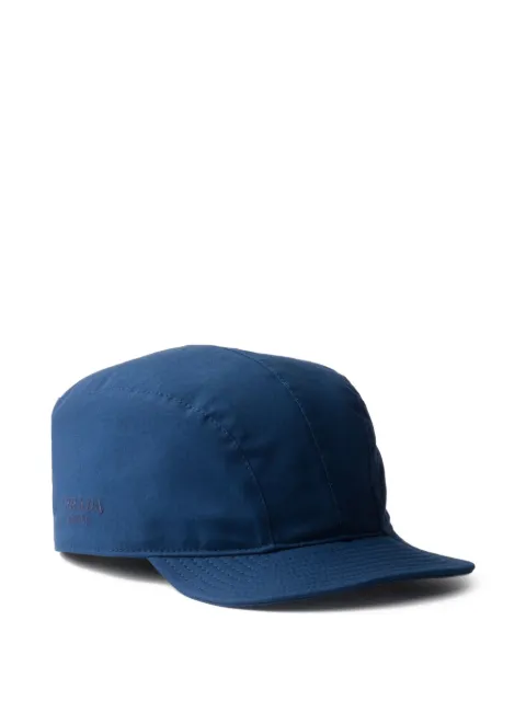 Prada lettering-embroidered baseball cap Blue 2HC47418JV