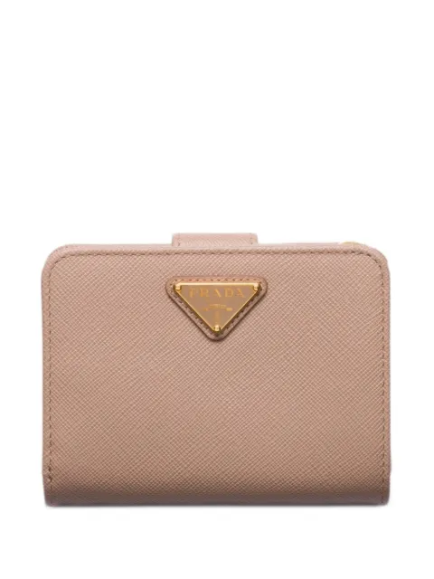 Prada small triangle-logo wallet Pink 1ML018QHH