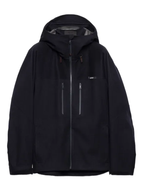 Prada hooded cashmere jacket Blue SGD057SOOO18UX