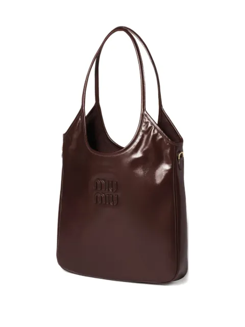 Miu Miu Ivy leather bag Brown 5BG311VOON2IEO