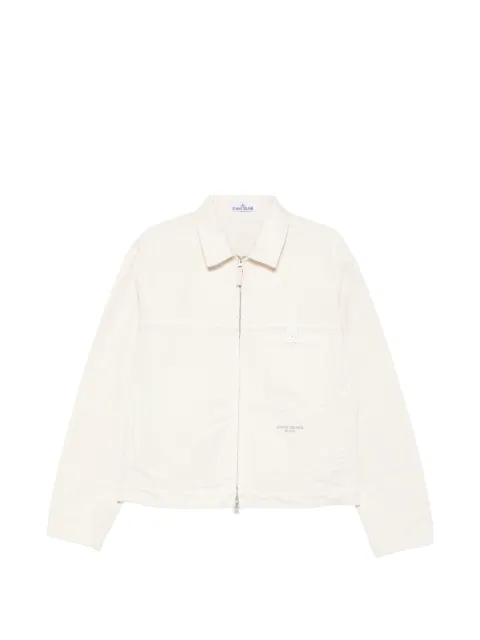 Stone Island 4100074 slub cotton Batavia-TC_S.I. Marina coach jacket Neutrals L1S154100074S0X26