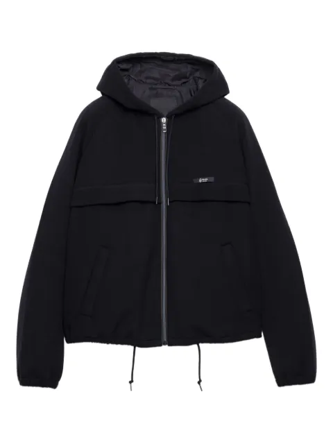 Prada hooded raglan-sleeve jacket Black SGD072SOOO18XO